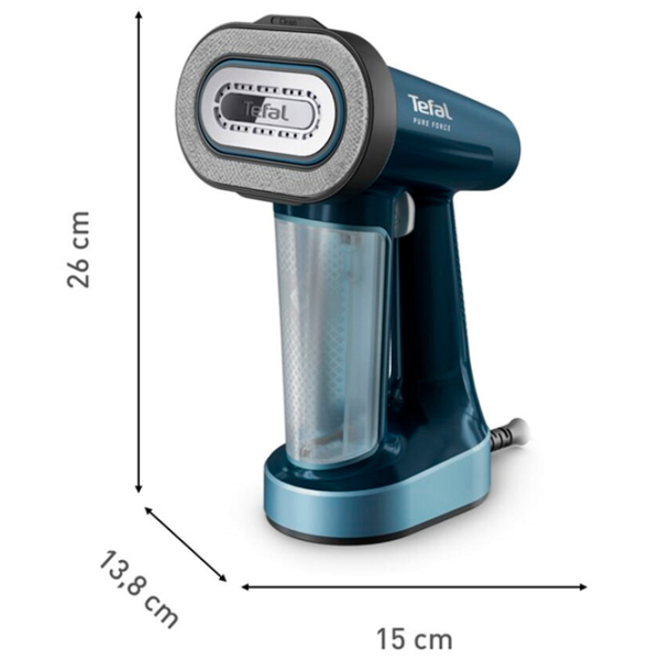 Vaporizator de călcat vertical Tefal DT8755E0 Blue 1800 W, 90 g/min, 0.18 l photo 3
