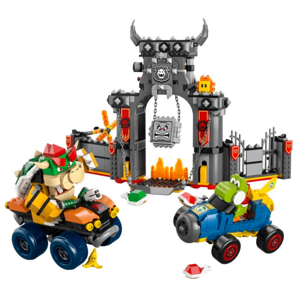 Constructor LEGO Mario Kart - Bowsers Castle Gray Numărul de piese 1068, 9+ photo 2