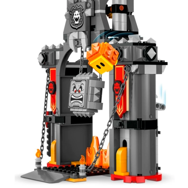 Constructor LEGO Mario Kart - Bowsers Castle Gray Numărul de piese 1068, 9+ photo 6
