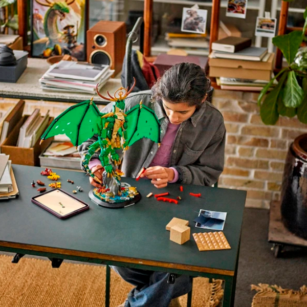 Constructor LEGO The Guardian Dragon Green Numărul de piese 1650, 14+ photo 3