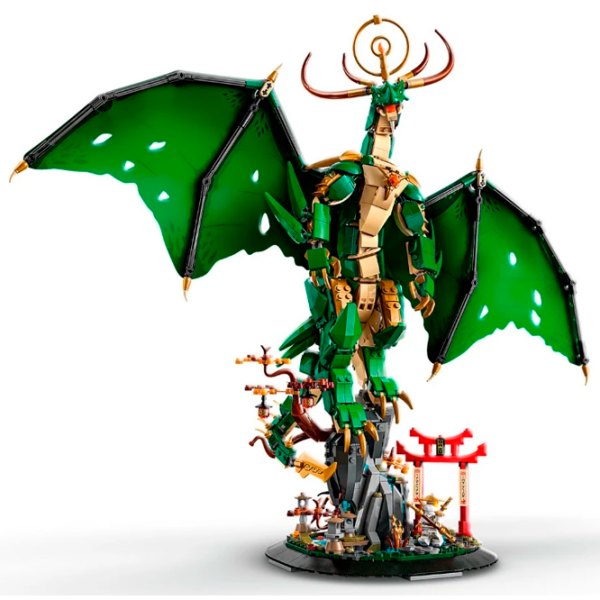 Constructor LEGO The Guardian Dragon Green Numărul de piese 1650, 14+ photo 5