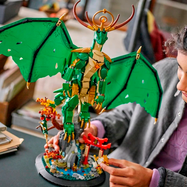 Constructor LEGO The Guardian Dragon Green Numărul de piese 1650, 14+ photo 6