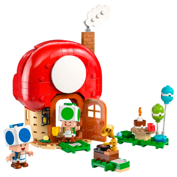 Constructor LEGO Mario Kart Party At Toads House Red Numărul de piese 276, 7+ photo 3