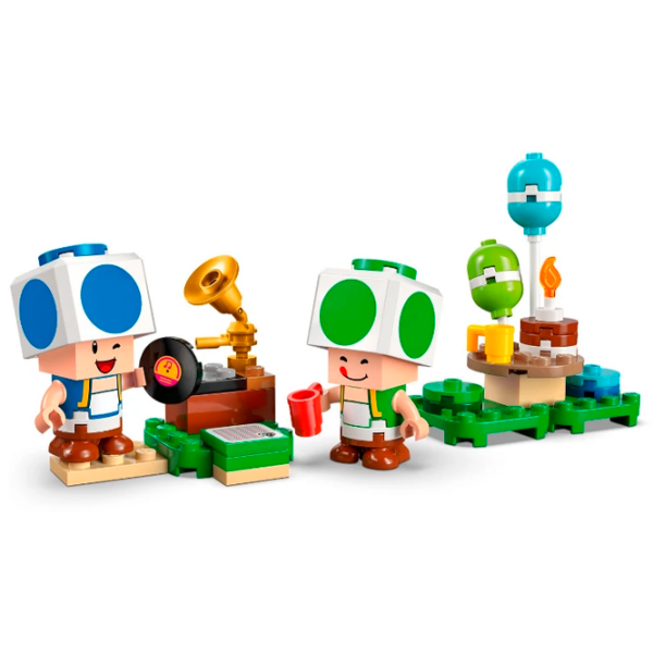 Constructor LEGO Mario Kart Party At Toads House Red Numărul de piese 276, 7+ photo 4