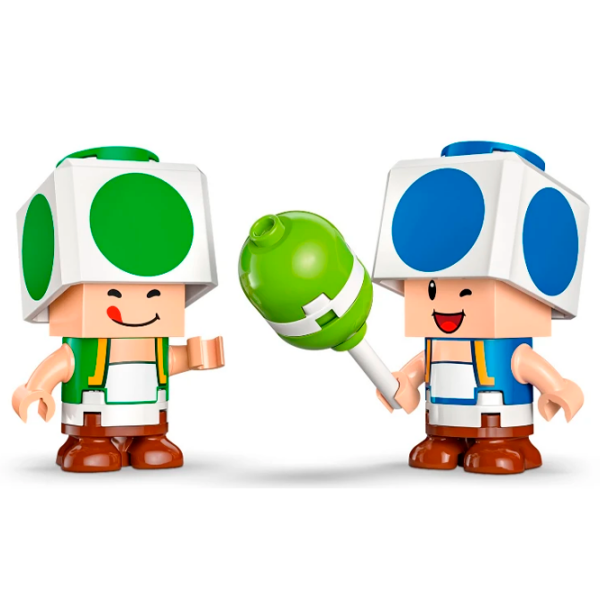 Constructor LEGO Mario Kart Party At Toads House Red Numărul de piese 276, 7+ photo 6