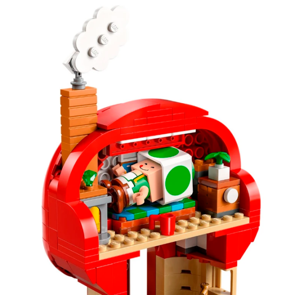 Constructor LEGO Mario Kart Party At Toads House Red Numărul de piese 276, 7+ photo 7