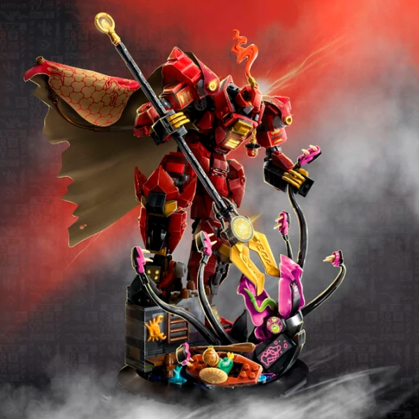 Constructor LEGO The Fire Knight Mech Red Numărul de piese 996, 14+ photo 5