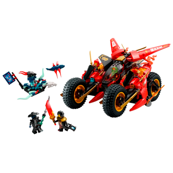 Constructor LEGO Ninja Combat Vehicle Red Numărul de piese 561, 8+ photo 2