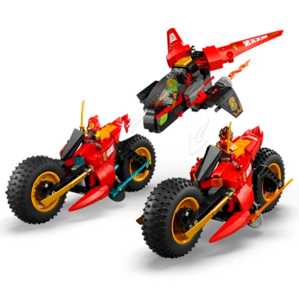 Constructor LEGO Ninja Combat Vehicle Red Numărul de piese 561, 8+ photo 7
