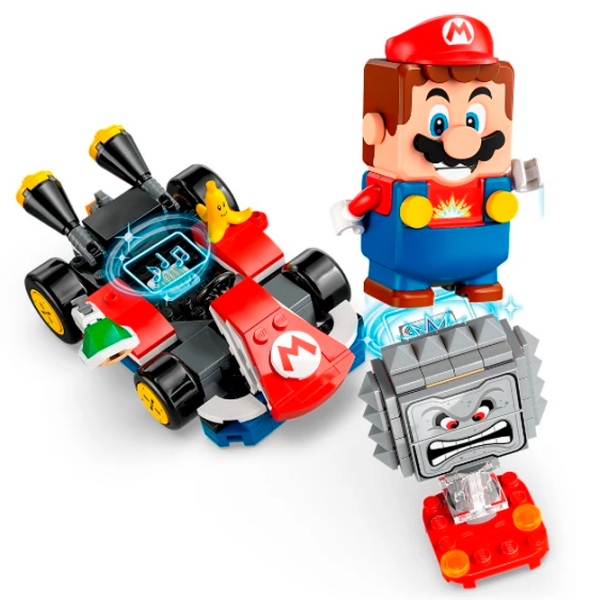 Constructor LEGO Interactive Mario & Standard Kart Red Numărul de piese 278, 7+ photo 7