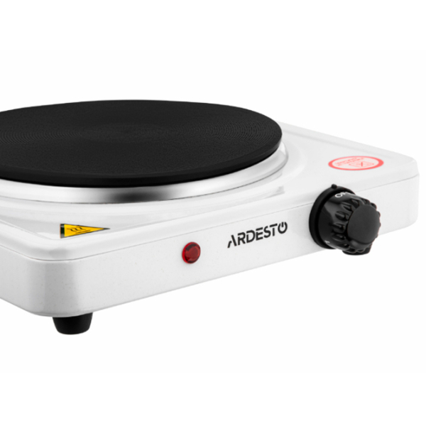 Plită de masă Ardesto ECS-J115W White Electrică, Oțel emailat photo 3