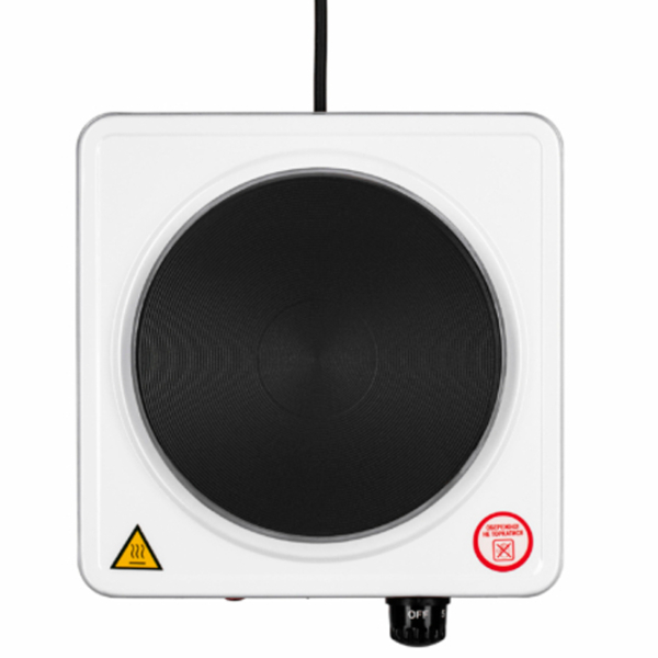 Plită de masă Ardesto ECS-J115W White Electrică, Oțel emailat photo 5