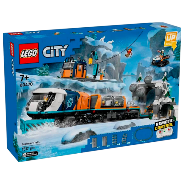 Конструктор LEGO Explorer's Arctic Polar Express Train Синий Количество деталей 1517, 7+ photo 1
