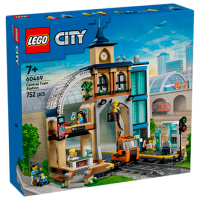 Constructor LEGO Central Train Station Brown Numărul de piese 752, 7+