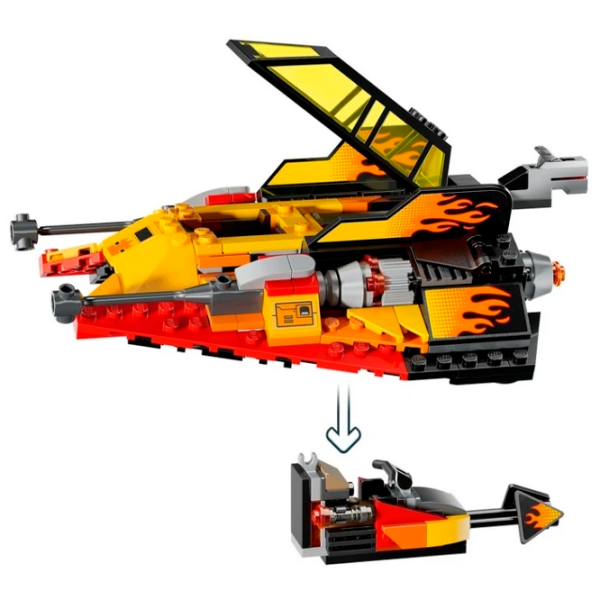 Constructor LEGO Force Burner Snowspeeder Orange Numărul de piese 349, 7+ photo 5