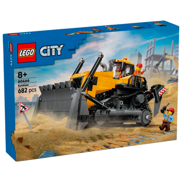 Constructor LEGO Bulldozer Yellow Numărul de piese 682, 8+ photo 1