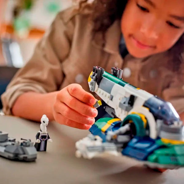 Constructor LEGO Jango Fetts Starship Green Numărul de piese 707, 9+ photo 5