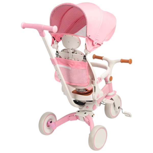 Triciclu Caretero Faro Pink  Metal / Pentru copii photo 3