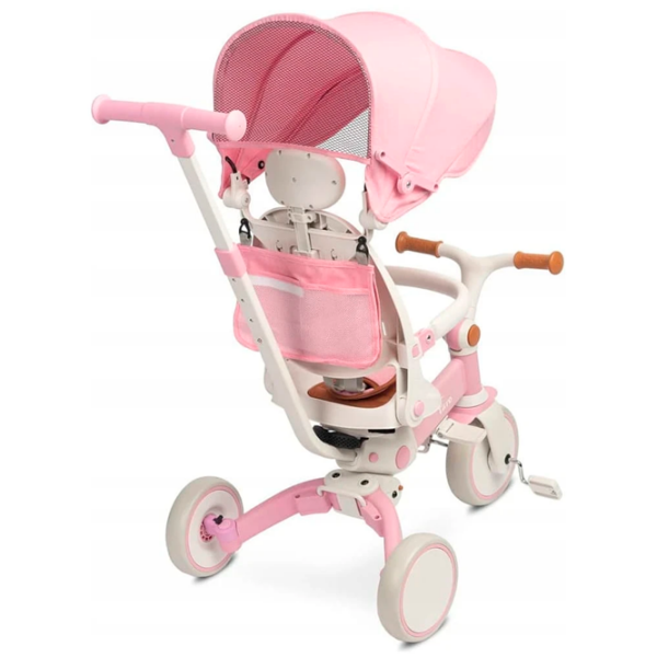 Triciclu Caretero Faro Pink  Metal / Pentru copii photo 5