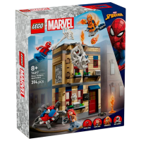 Constructor LEGO Peter Parker's Apartment Beige Numărul de piese 394, 8+