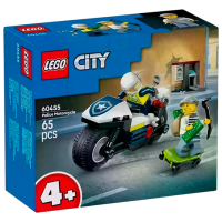 Constructor LEGO Police Motorcycle White Numărul de piese 65, 4+