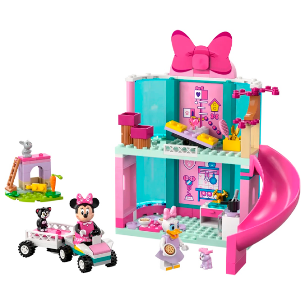Constructor LEGO Minnie's Pet Hotel Pink Numărul de piese 161, 4+ photo 2