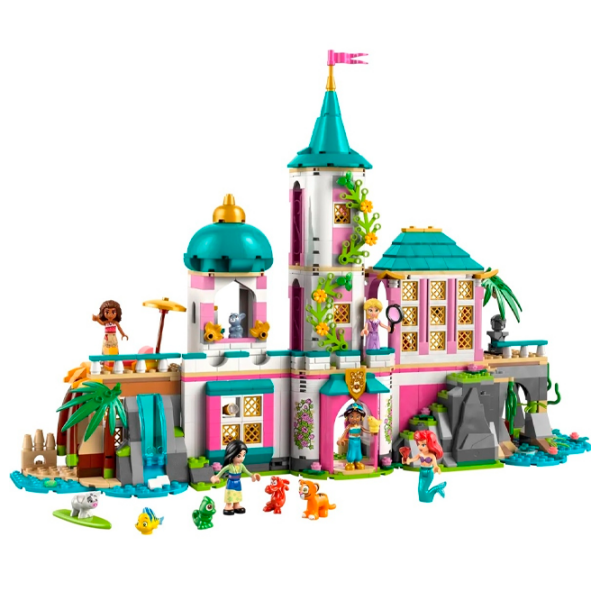 Constructor LEGO Princess Castle & Royal Pets Pink Numărul de piese 787, 6+ photo 3
