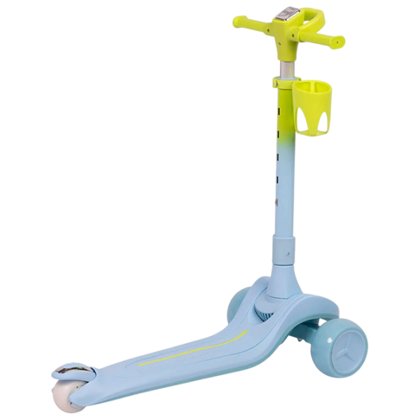 Trotinetă pentru copii cu trei roți Caretero Satura (CT.225900) Blue 3 ani, 50 kg, Din PU photo 2