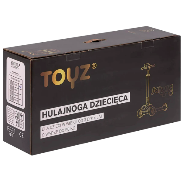 Trotinetă pentru copii cu trei roți Caretero Satura (CT.225900) Blue 3 ani, 50 kg, Din PU photo 9