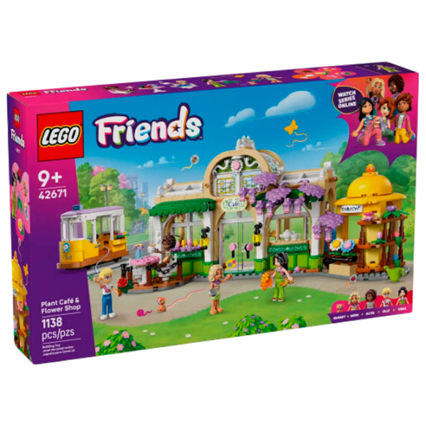 Constructor LEGO Plant Café & Flower Shop Beige Numărul de piese 1138, 9+ photo 1