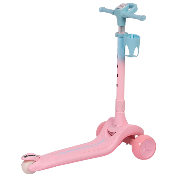 Trotinetă pentru copii cu trei roți Caretero Satura (CT.225900) Pink 3 ani, 50 kg, Din PU photo 3