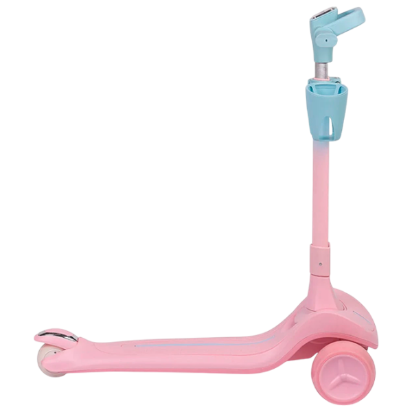 Trotinetă pentru copii cu trei roți Caretero Satura (CT.225900) Pink 3 ani, 50 kg, Din PU photo 5