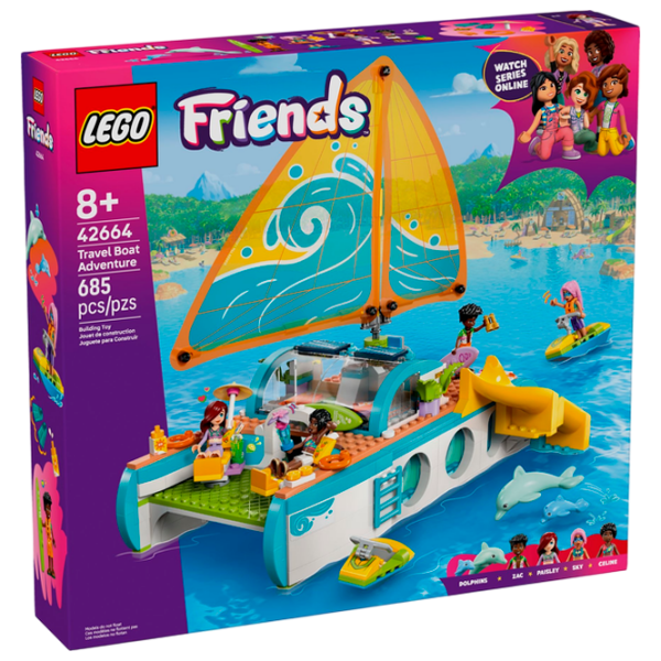 Constructor LEGO Travel Boat Adventure Blue Numărul de piese 685, 8+ photo 1
