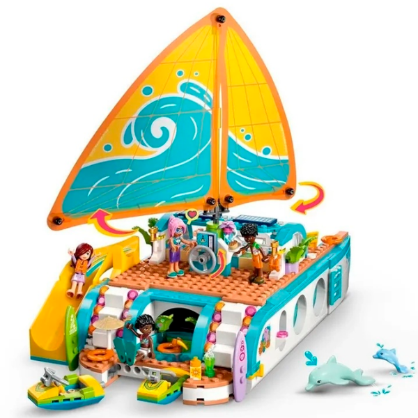Constructor LEGO Travel Boat Adventure Blue Numărul de piese 685, 8+ photo 2