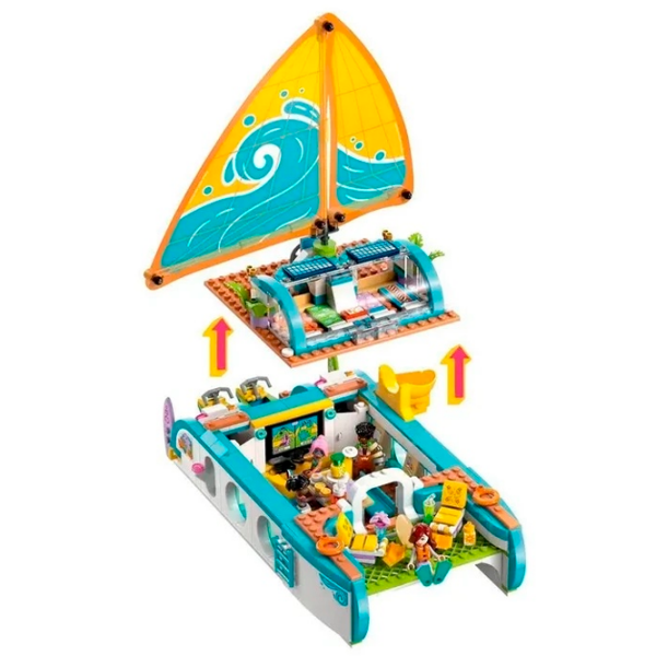 Constructor LEGO Travel Boat Adventure Blue Numărul de piese 685, 8+ photo 4
