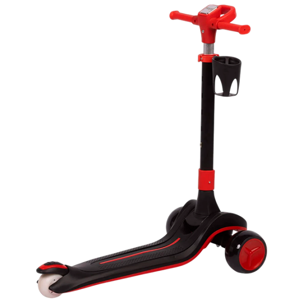 Trotinetă pentru copii cu trei roți Caretero Satura (CT.225900) Black 3 ani, 50 kg, Din PU photo 2
