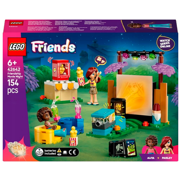 Constructor LEGO Friendship Movie Night Violet Numărul de piese 154, 6+ photo 1