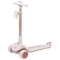 Trotinetă pentru copii cu trei roți Caretero Satura (CT.225900) White 3 ani, 50 kg, Din PU
