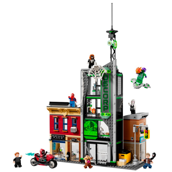 Constructor LEGO Spider-Man Vs. Oscorp Gray Numărul de piese 808, 10+ photo 2