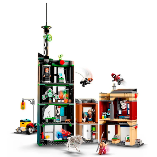 Constructor LEGO Spider-Man Vs. Oscorp Gray Numărul de piese 808, 10+ photo 3