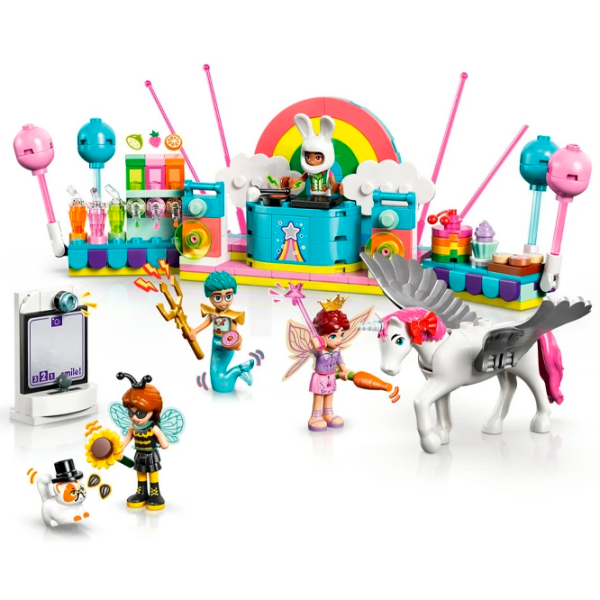 Constructor LEGO Costume Party With Unicorn & Fairy Pink Numărul de piese 261, 6+ photo 2
