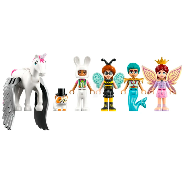 Constructor LEGO Costume Party With Unicorn & Fairy Pink Numărul de piese 261, 6+ photo 3