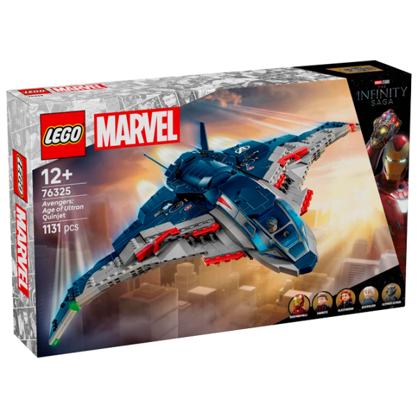Constructor LEGO Avengers: Age Of Ultron Quinjet Blue Numărul de piese 1131, 12+ photo 1