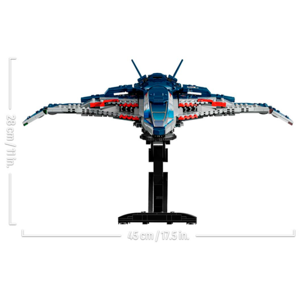 Constructor LEGO Avengers: Age Of Ultron Quinjet Blue Numărul de piese 1131, 12+ photo 6