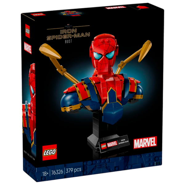 Конструктор LEGO Iron Spider-Man Красный Количество деталей 379, 18+