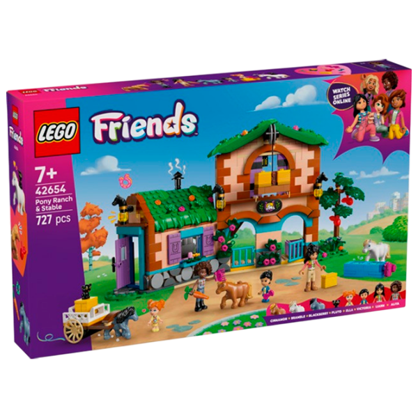 Constructor LEGO Pony Ranch & Stable Brown Numărul de piese 727, 7+ photo 1