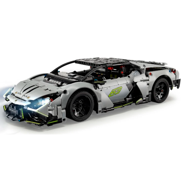 Constructor cu telecomandă LEGO Lamborghini Revuelto Gray Numărul de piese 1135, 10+ photo 2