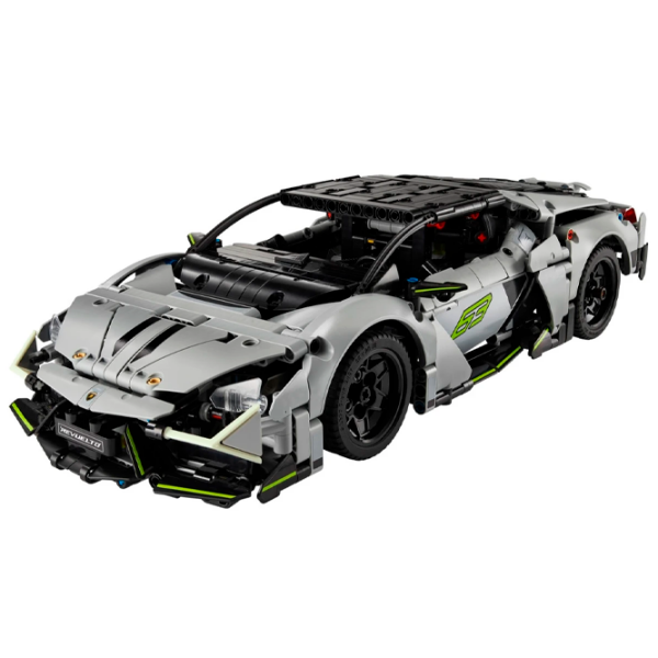 Constructor cu telecomandă LEGO Lamborghini Revuelto Gray Numărul de piese 1135, 10+ photo 4