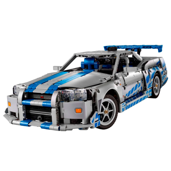Constructor LEGO 2 Fast 2 Furious Nissan Skyline Gt-R Gray Numărul de piese 1410, 18+ photo 2
