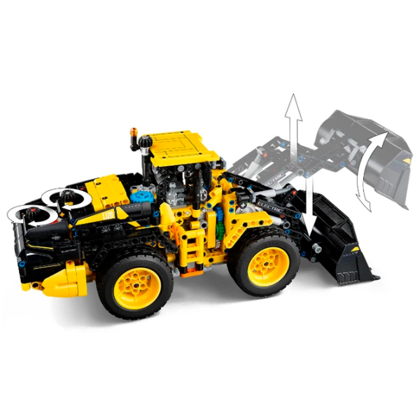 Constructor LEGO Volvo L120 Electric Wheel Loader Yellow Numărul de piese 973, 9+ photo 7